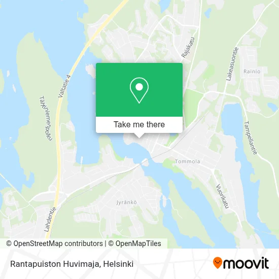 Rantapuiston Huvimaja map