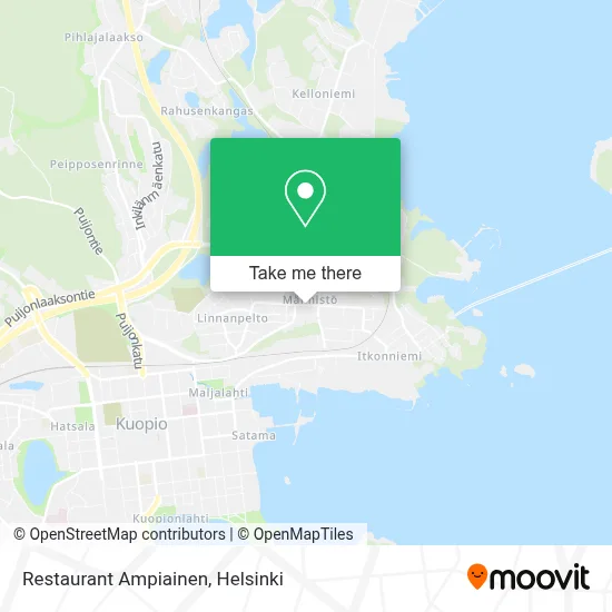 Restaurant Ampiainen map