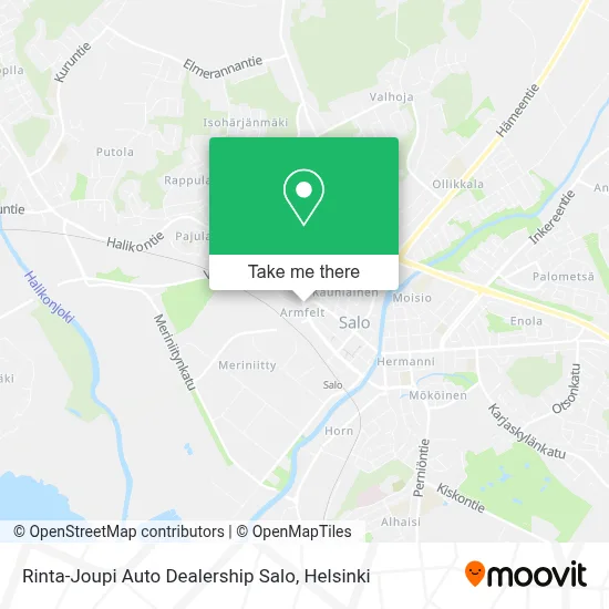 Rinta-Joupi Auto Dealership Salo map
