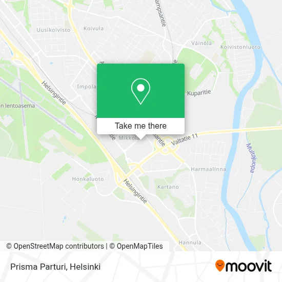 Prisma Parturi map