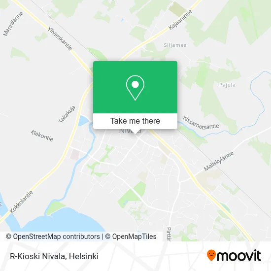R-Kioski Nivala map