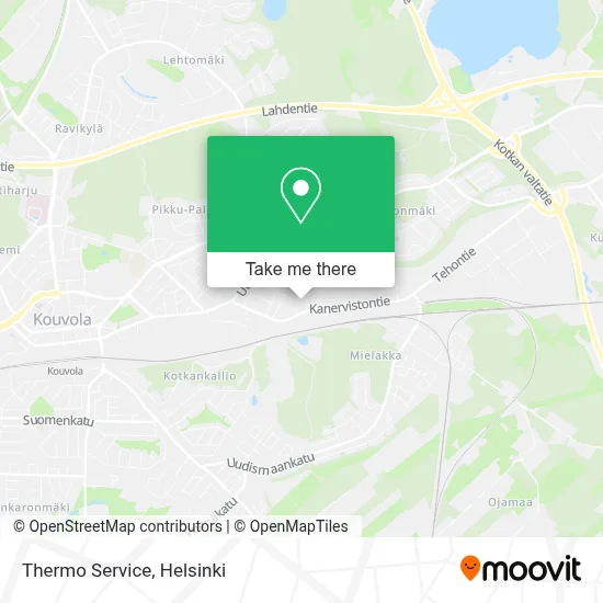 Thermo Service map