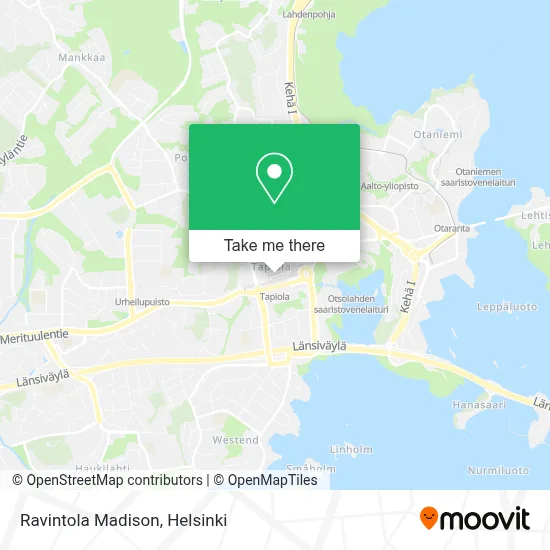 Ravintola Madison map