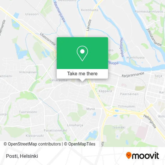 Posti map