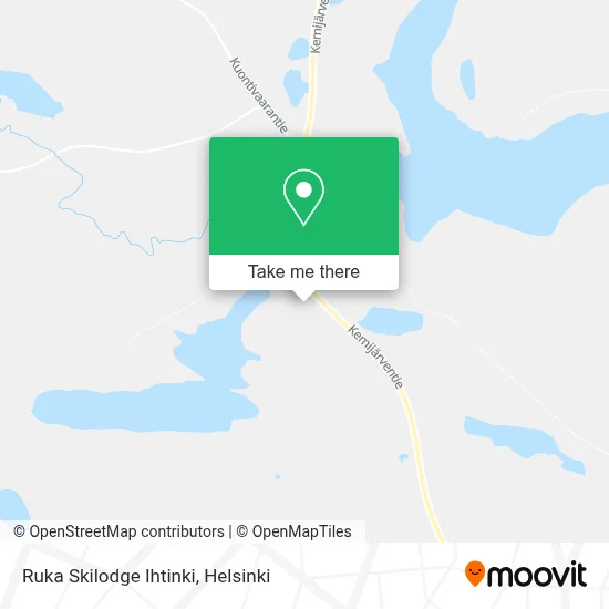 Ruka Skilodge Ihtinki map