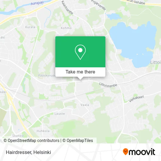 Hairdresser map