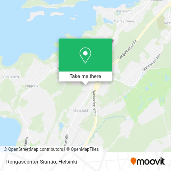 Rengascenter Siuntio map