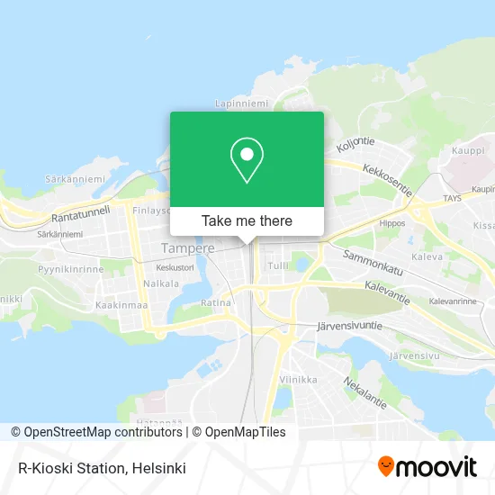 R-Kioski Station map