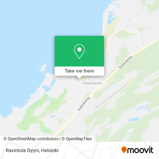 Ravintola Dyyni map