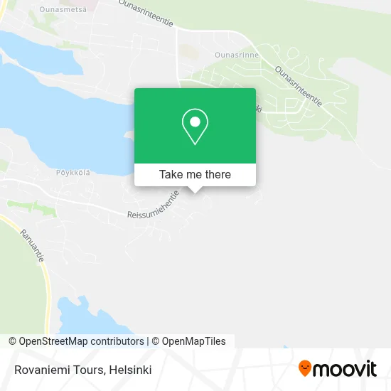 Rovaniemi Tours map