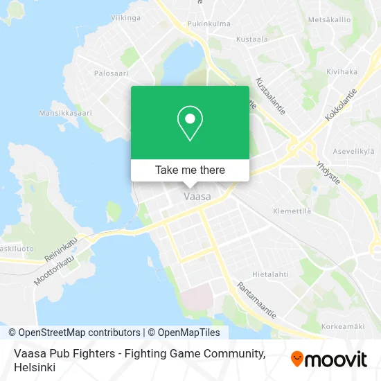 Vaasa Pub Fighters - Fighting Game Community map