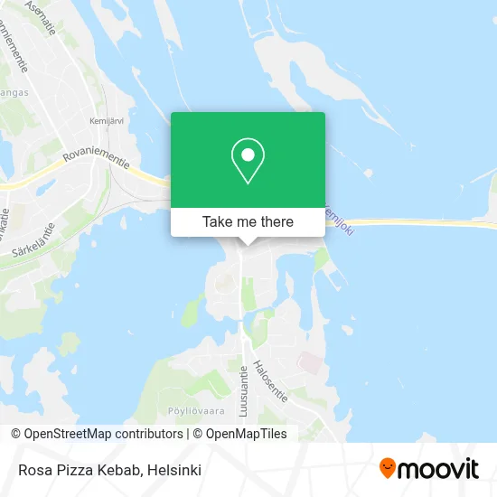 Rosa Pizza Kebab map