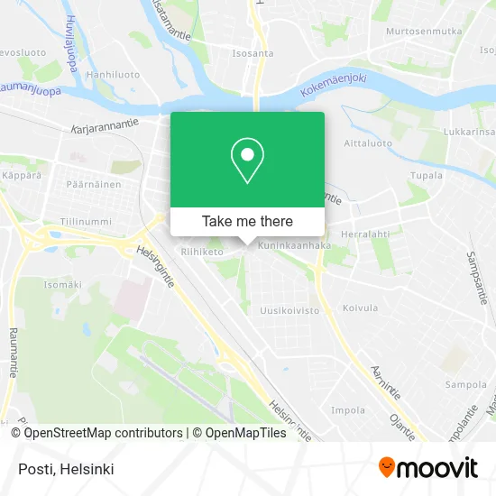Posti map