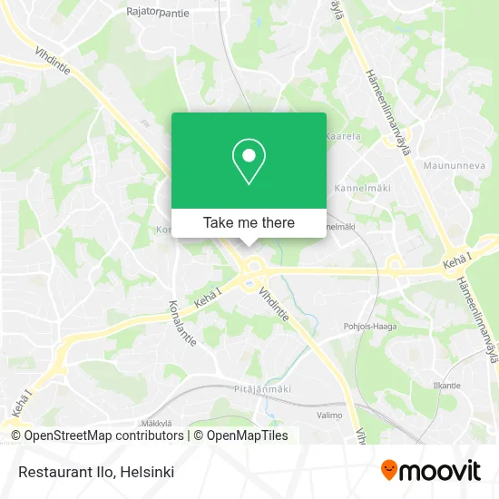 Restaurant Ilo map