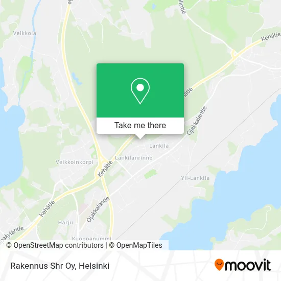 Rakennus Shr Oy map