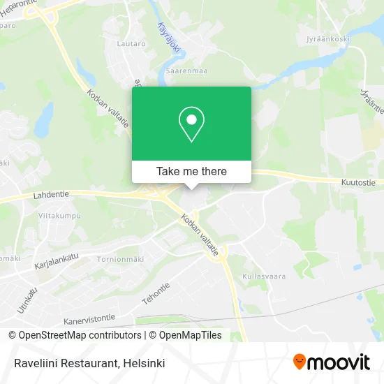 Raveliini Restaurant map