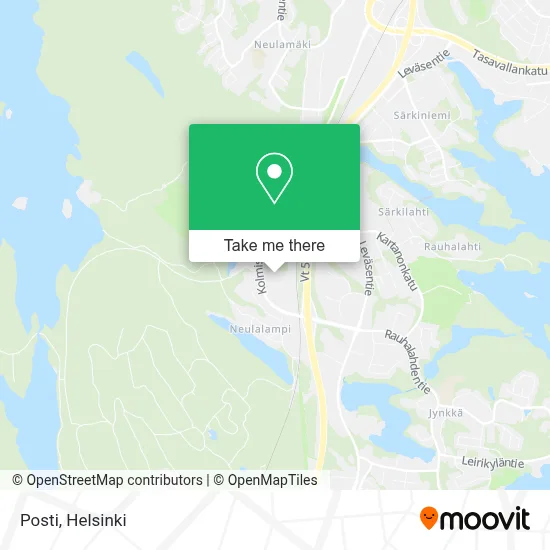 Posti map