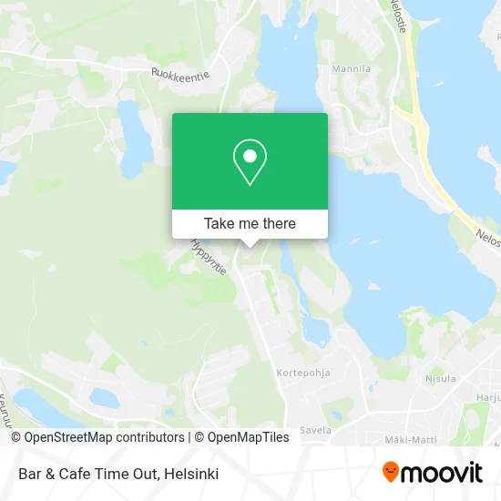 Bar & Cafe Time Out map