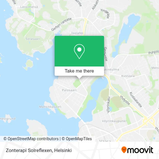Zonterapi Solreflexen map