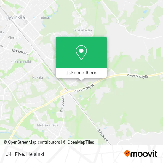 J-H Five map