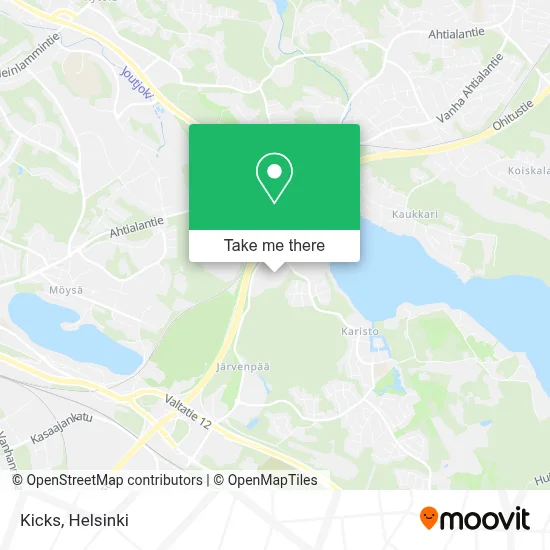 Kicks map