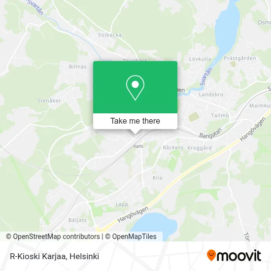 R-Kioski Karjaa map