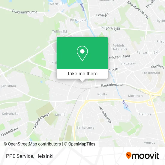 PPE Service map