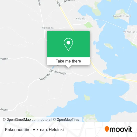 Rakennustiimi Vikman map