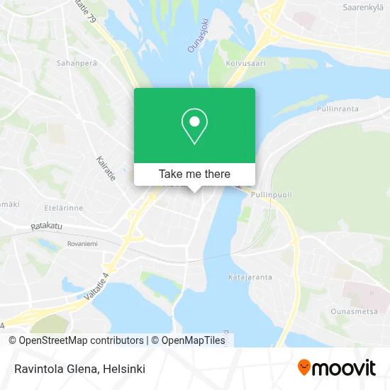 Ravintola Glena map