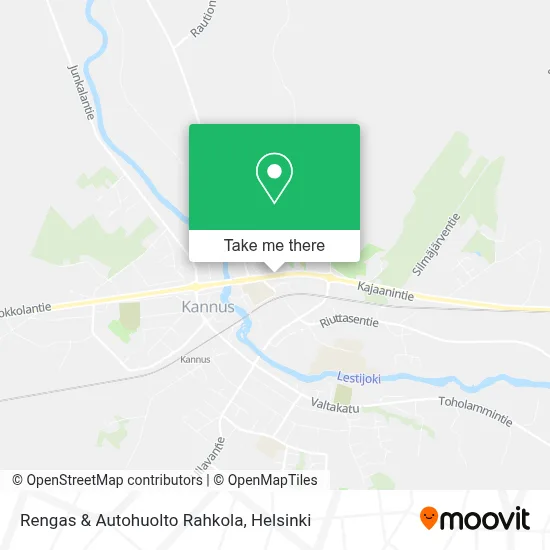 Rengas & Autohuolto Rahkola map