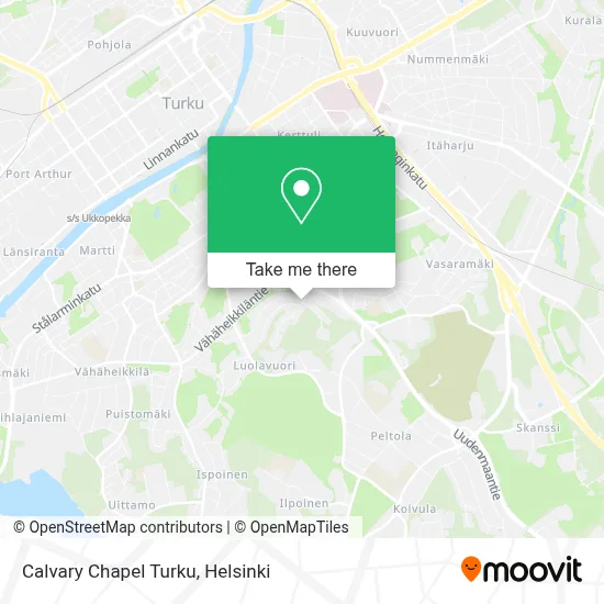 Calvary Chapel Turku map