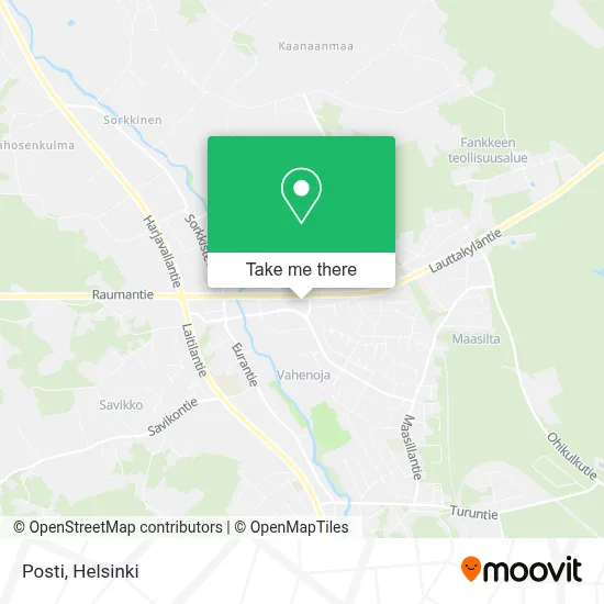 Posti map