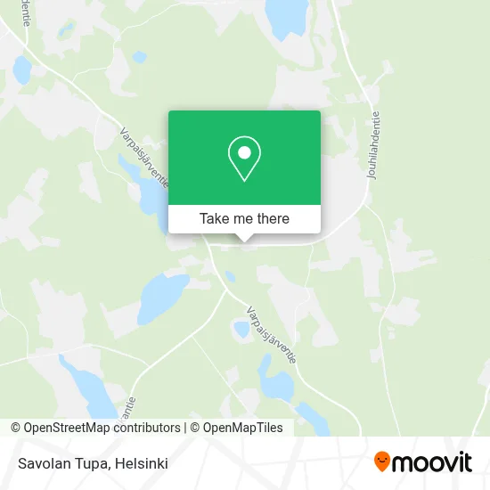 Savolan Tupa map