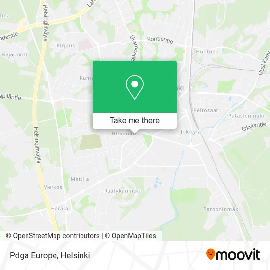 Pdga Europe map