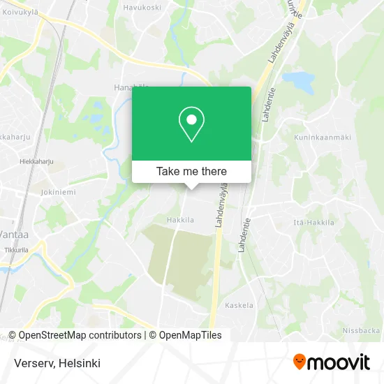 Verserv map