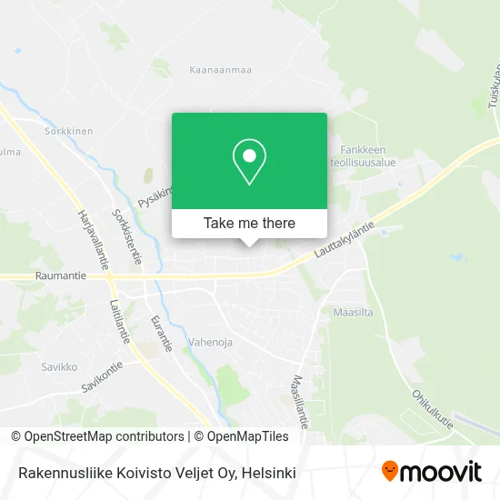 Rakennusliike Koivisto Veljet Oy map