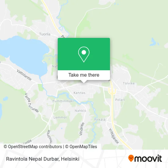 Ravintola Nepal Durbar map