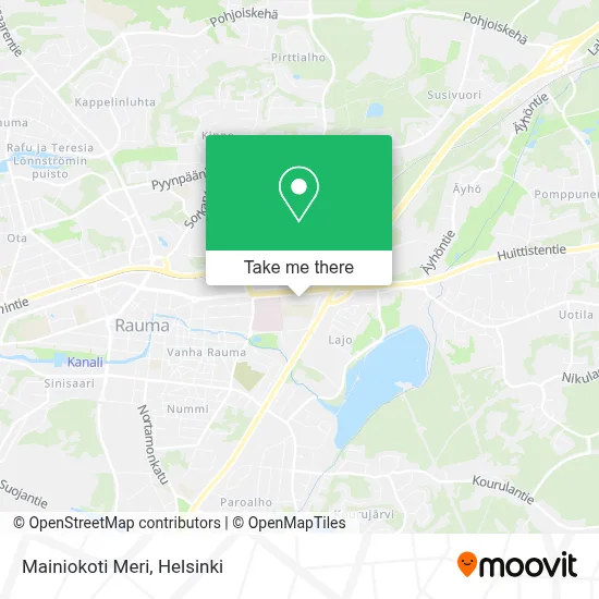 Mainiokoti Meri map