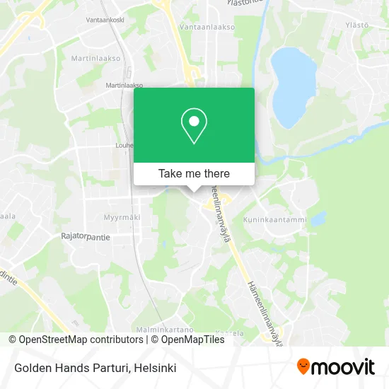 Golden Hands Parturi map