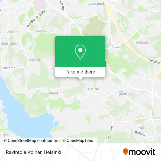 Ravintola Koihar map