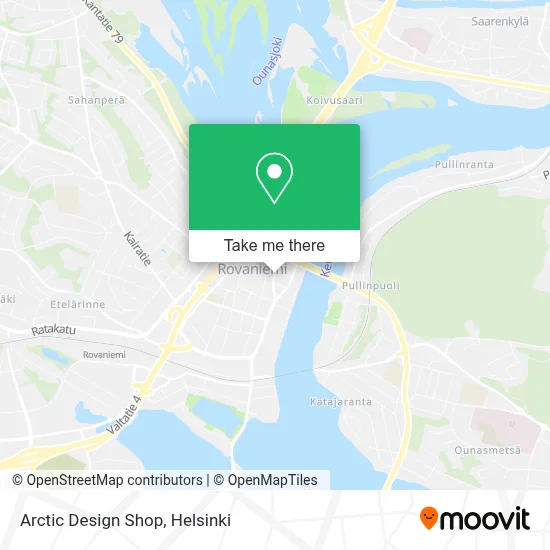 Arctic Design Shop map