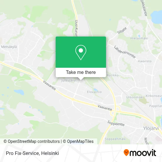 Pro Fix-Service map