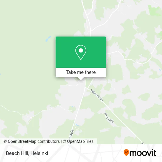 Beach Hill map