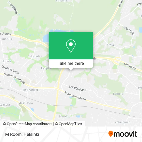 M Room map