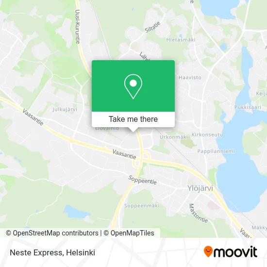 Neste Express map