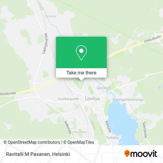 Ravitalli M Pasanen map