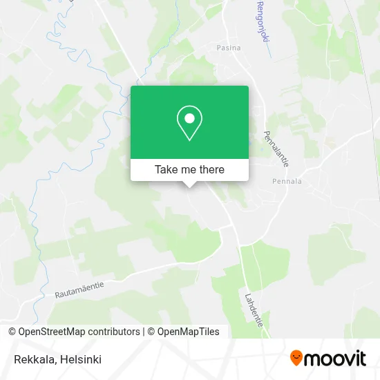 Rekkala map