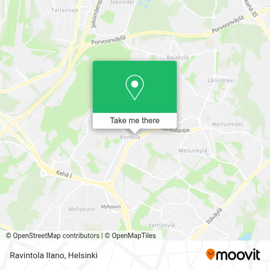 Ravintola Ilano map