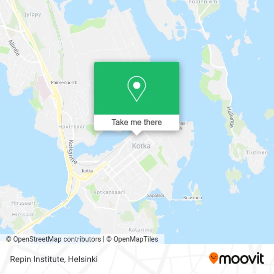 Repin Institute map