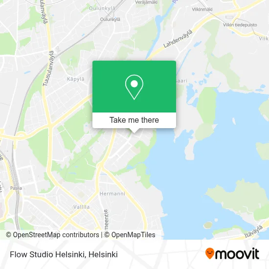 Flow Studio Helsinki map